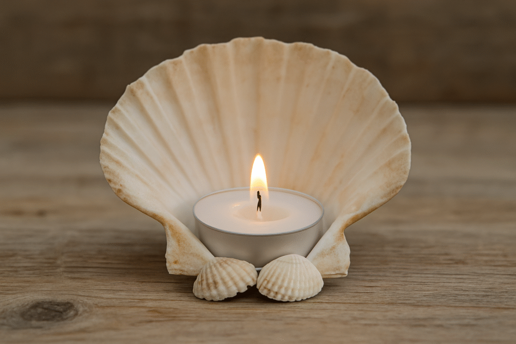 Seashell Candle Holder