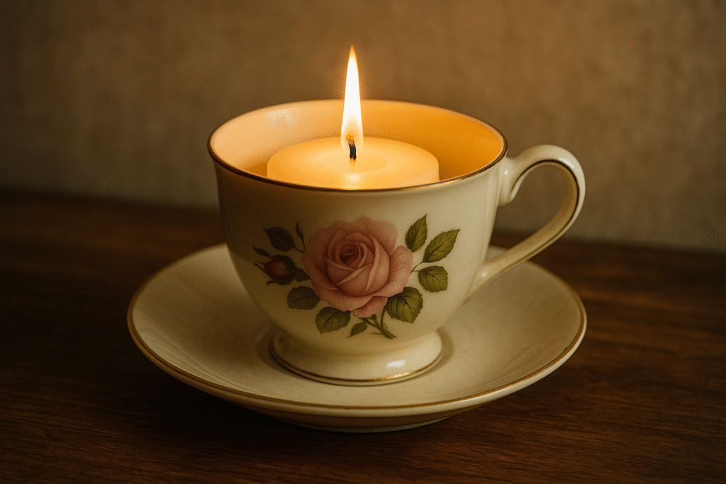 Teacup Candle Holder