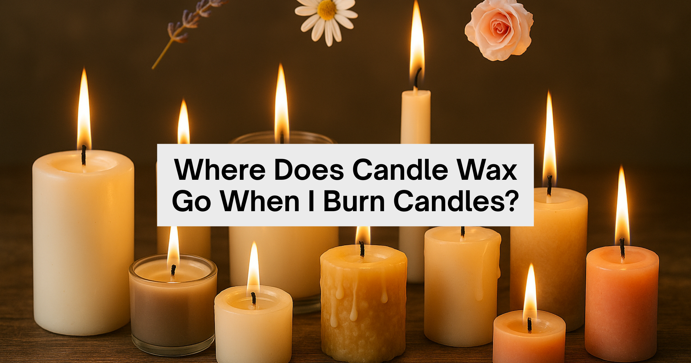 Where Does Candle Wax Go When I Burn Candles