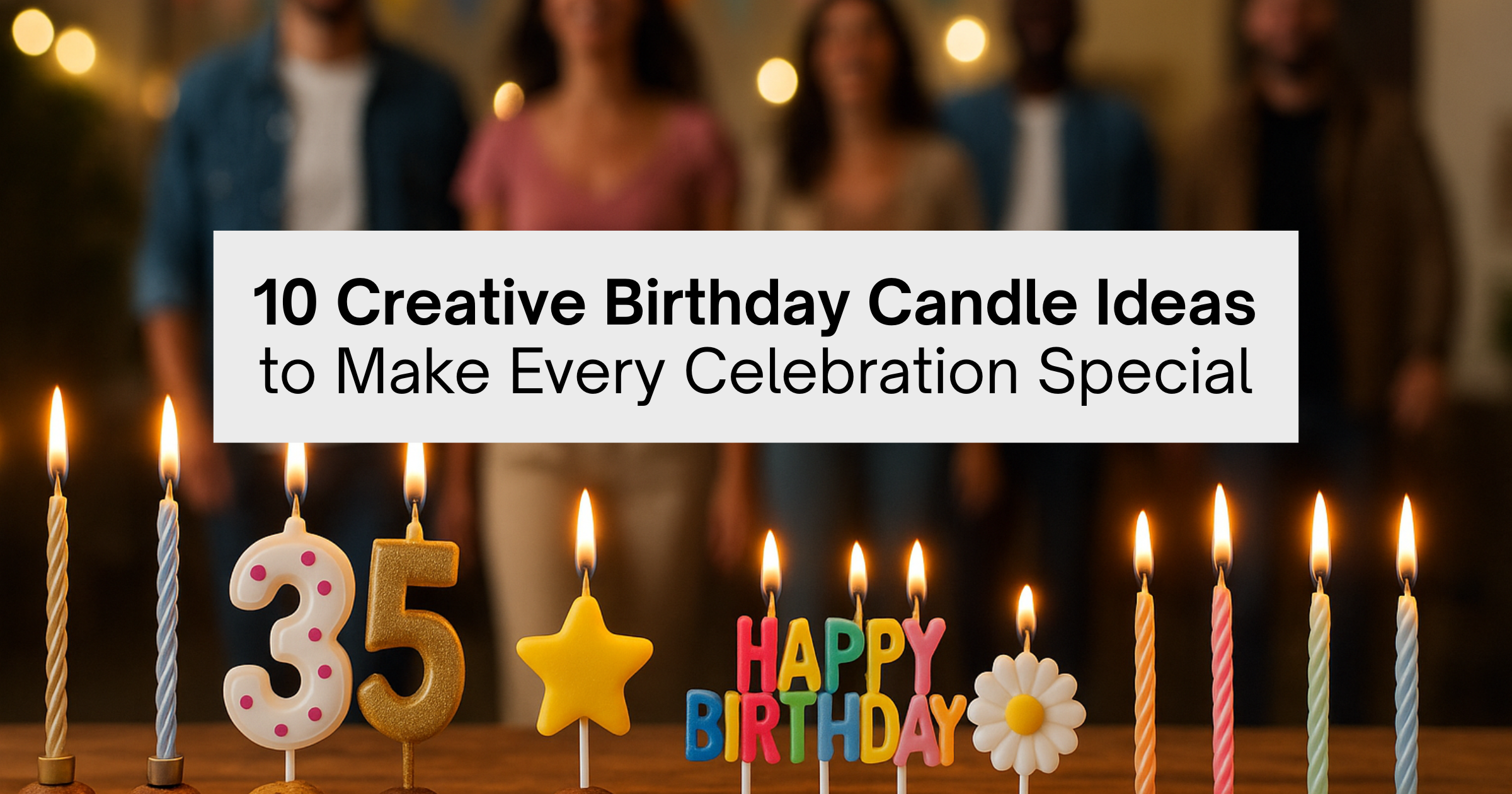 10 Creative Birthday Candle Ideas to Make Every Celebration Special