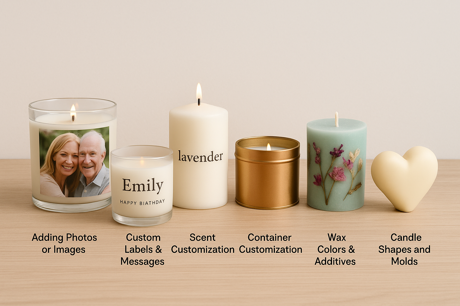 The Best Ways to Personalize Candles at Home (Photos, Names & More)