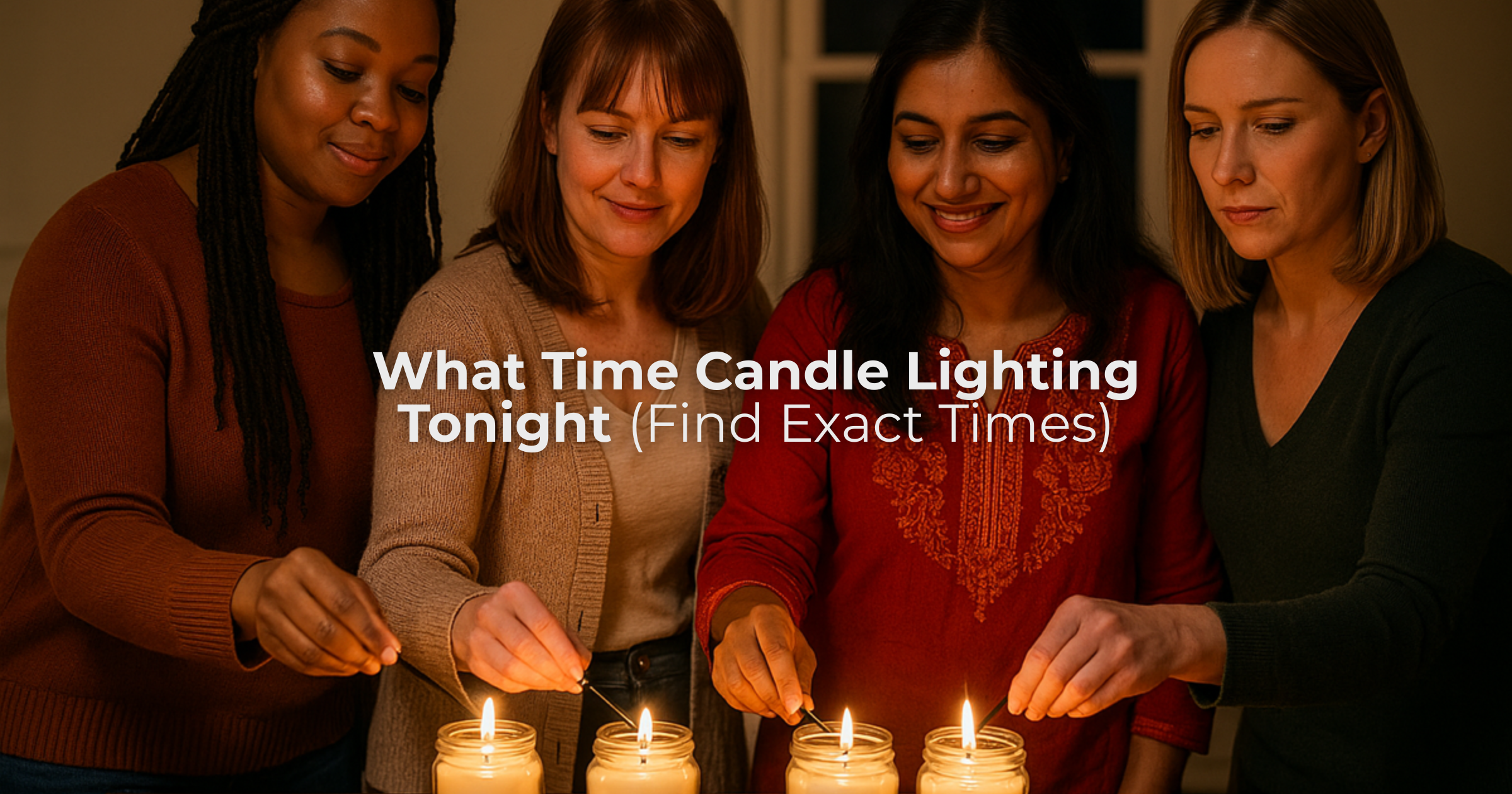 Time Candle Lighting Tonight